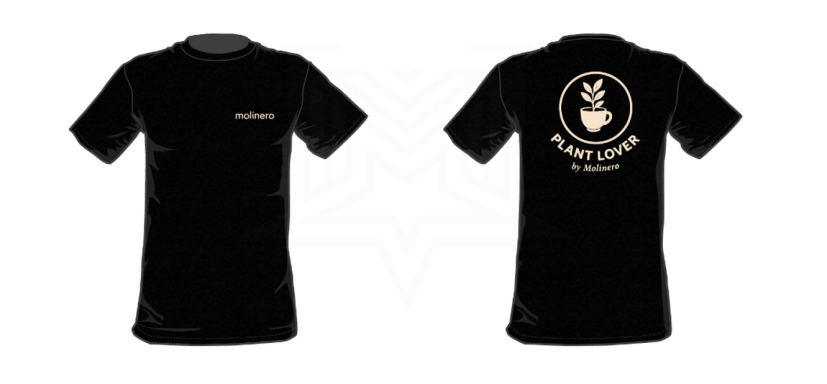 T-Shirt Plant Lover schwarz
