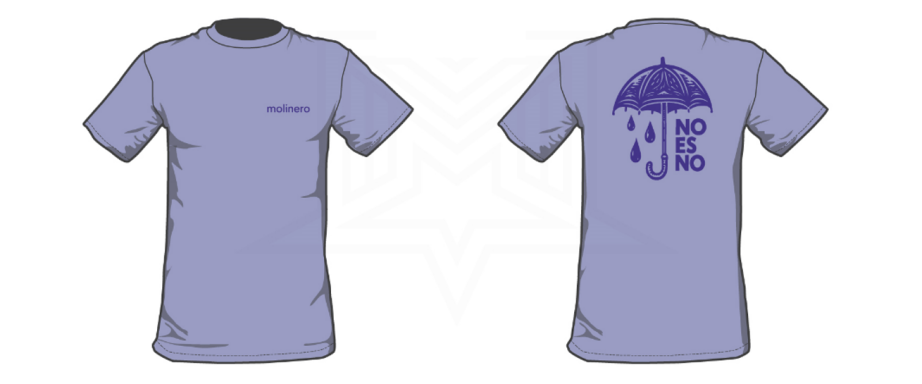 T-Shirt NO ES NO Lavendel